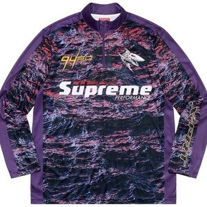 Supreme Performance Quarter-Zip Pullover - Purple / Black / Pink